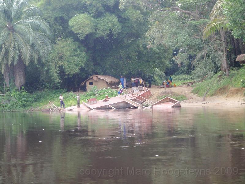 Total loss ferry in Dekese a city that has no cars anymore.jpg